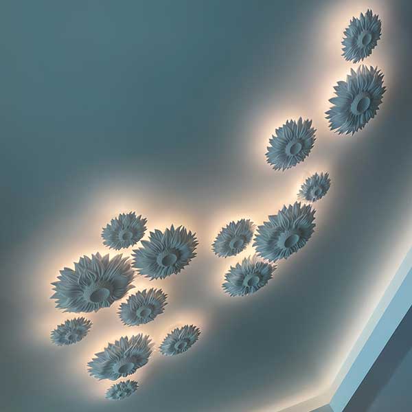 Sunflower Art Pieces & Lights
